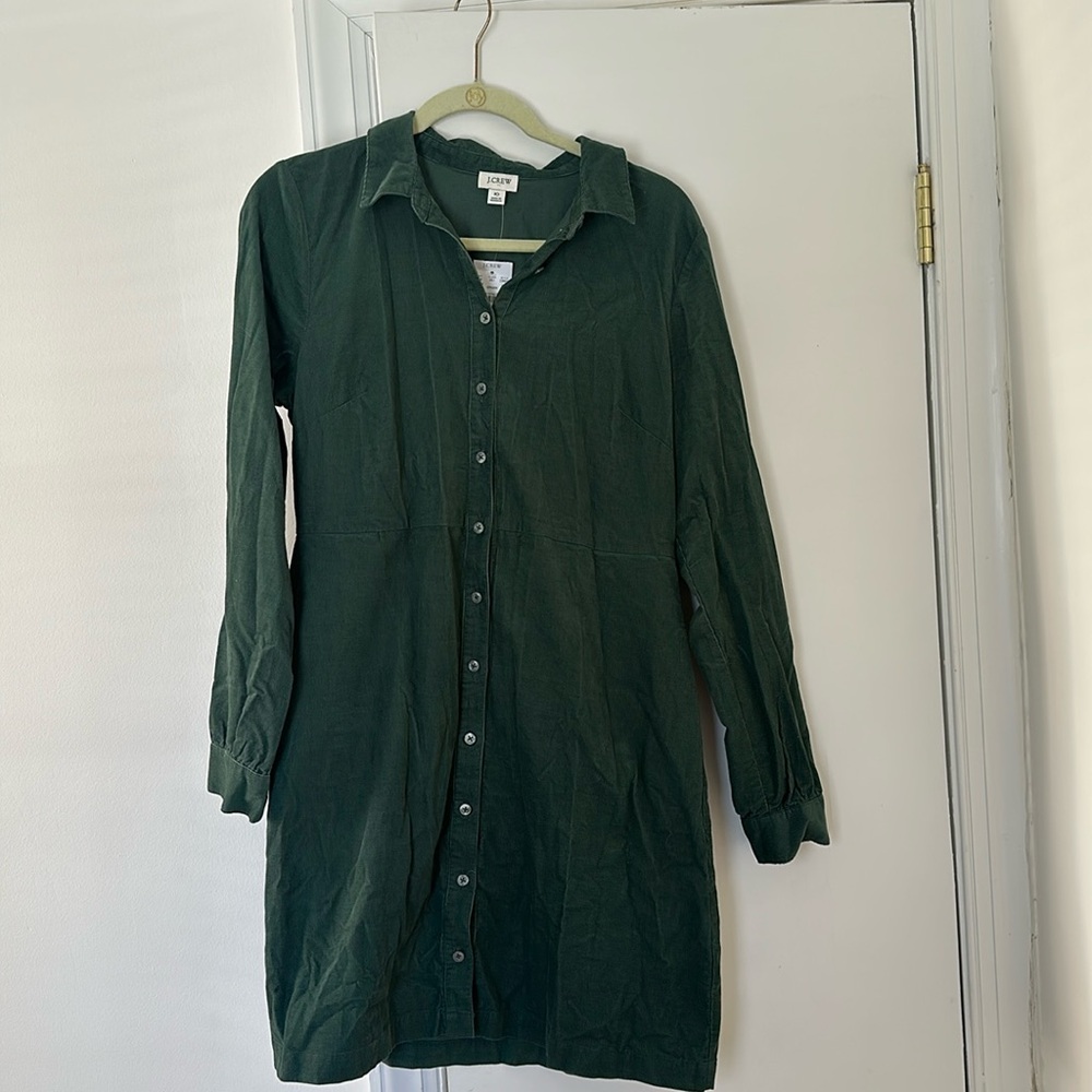 NWT J Crew Green Dress